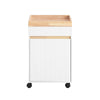 SoBuy Mobilt arkivskåp kontorsskåp Mobilt arkivskåp Skrivarstativ ASK03-W