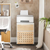 SoBuy Mobilt arkivskåp kontorsskåp Mobilt arkivskåp Skrivarstativ ASK06-WN