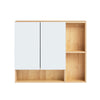 SoBuy Väggskåp Överskåp Spegelskåp Badrumsskåp BZR177-N