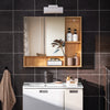 SoBuy Väggskåp Överskåp Spegelskåp Badrumsskåp BZR177-N