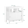 SoBuy Tvättställsskåp Badrumsskåp Underskåp Tvättställsunderskåp BZR185-W