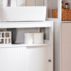 SoBuy Tvättställsskåp Badrumsskåp Underskåp Tvättställsunderskåp BZR185-W