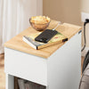SoBuy Sidobord Förvaringsbord Soffbord Cafébord FBT111-II-WN