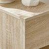 SoBuy FBT111-Nx2 Smal Sängbord – Set om 2, Med Låda och Hylla, Perfekt för Små Utrymmen, Naturlig Färg, L 20 x B 35 x H 60 cm