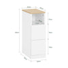 Pre-sale SoBuy Sidobord Förvaringsbord Soffbord Cafébord Vit FBT149-WN