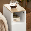Pre-sale SoBuy Sidobord Förvaringsbord Soffbord Cafébord Vit FBT149-WN