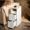 Pre-sale SoBuy Sidobord Förvaringsbord Soffbord Cafébord Vit FBT149-WN