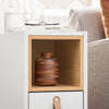 SoBuy Sidobord Förvaringsbord Soffbord Cafébord FBT161-WN