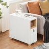 SoBuy Sidobord Förvaringsbord Soffbord Cafébord FBT161-WN