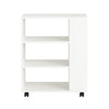 SoBuy,Soffbord,Förvaringsbord,med hjul,vit,FBT68-W