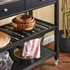 SoBuy köksö på hjul Sideboard Arbetsbord matsal och Kök FKW47-SCH