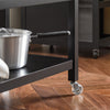 SoBuy köksö på hjul Sideboard Arbetsbord matsal och Kök FKW47-SCH