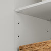 SoBuy FRG231-L-W Väggskåp för Badrum med Justerbara Hyllor och Dörr – Kompakt Väggförvaring för Badrum, WC eller Kök, Vit 90x30x60 cm