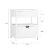 SoBuy Sängbord Soffbord Avlastningsbord FRG258-II-W