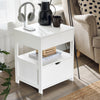 SoBuy Sängbord Soffbord Avlastningsbord FRG258-II-W