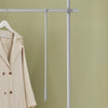 SoBuy Teleskopisk garderobssystem Teleskopstång Klädställ Justerbart ordningssystem FRG34-HG