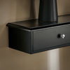 SoBuy FRG43-L-SCH Väggmonterad Hylla med 3 Lådor – Modern Flytande Hylla för Entré, Vardagsrum, Kök & Sovrum – Svart 94x15x10cm
