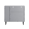 SoBuy Köksskåp Förvaringsskåp Sideboard Vitrinskåp Hall entrébord med hylla FSB82-HG