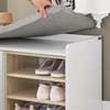 SoBuy Skoskåp Skohylla Skobänk Sittbänk med förvaringsutrymme FSR109-WN