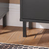 SoBuy FSR151-H-SCH Skoskåp med 3 Luckor, Modern Skohållare, Smalt För Liten Entré eller Hall 50x19x129 cm, Svart