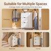 SoBuy FSR220-W Skoställ, skoskåp, smalt 24 cm – nordisk design – fällbart skåp, 12 par + 3 sidor för hall, entré, liten lägenhet, vuxna, vit, 84 × 24 × 122 cm