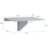 SoBuy Väggmonterat klaffbord Skrivbord Matbord Barbord Datorbord FWT03-HG