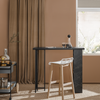 SoBuy Barbord Köksbord Matbord med 3 Hyllor FWT100-SCH