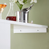 SoBuy Barbord med förvaringshylla Matbord FWT101-W