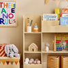 SoBuy Barnhylla Barnbokhylla Leksakshylla Leksaksorganisatör för barnrum KMB101-N
