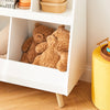 SoBuy Barnhylla Leksaksförvaring Bokhylla för barn KMB19-W