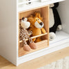 SoBuy Barnhylla Leksakshylla Liten bokhylla Barnrumshylla Organizer för leksaker KMB98-W