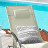 SoBuy OGS28-MIx2 Gungstolar för Utomhusbruk 2-pack – Textilene, 150 kg, 63×150×87 cm | Beige