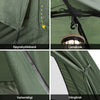 SoBuy 7-i-1 Campingtält – För 2 Personer | 193x145x185cm Grön OGS32-L-GR