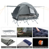 SoBuy 7-i-1 Campingtält – För 2 Personer | 193x145x185cm Grå OGS32-L-HG