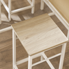 SoBuy Barbord och 4 pallar Barbordsset OGT11-WN