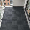 Förköp Sobuy SDA15-HG balkong golvbeläggning 35 stycken terrassplattor klicksystem balkongplattor väderbeständiga klickplattor balkong terrassplattor utomhus grå 30,5 x 2 x 30,5 cm