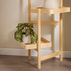 SoBuy Blomställ Växtstativ inomhus hörn trä växt hylla Växthylla STR12-N