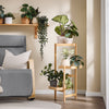 SoBuy Blomställ Växtstativ inomhus hörn trä växt hylla Växthylla STR12-N