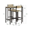 SoBuy Barbord och 2 stolar, Matgrupp, OGT03-N