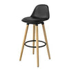 SoBuy, Barstol med fotstöd, Barstol,Sitthöjd 71 cm, FST70-SCH