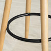 SoBuy, Barstol med fotstöd, Barstol,Sitthöjd 71 cm, FST70-SCH