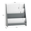 SoBuy Bokhylla Barnhylla Barnbokhylla KMB32-HG