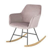 SoBuy Modern gungstol, Loungestol, Testad för 150 kg, rosa, FST68-P