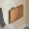 SoBuy FWT03-PF Väggmonterat fällbord – Utdragbart köksbord, kompakt skrivbord, platsbesparande design, idealiskt för små utrymmen, kök, kontor, matsal, 60x40 cm vintage