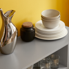 SoBuy Köksskåp Förvaringsskåp Sideboard Vitrinskåp Hall entrébord med hylla FSB82-HG