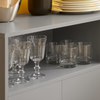 SoBuy Köksskåp Förvaringsskåp Sideboard Vitrinskåp Hall entrébord med hylla FSB82-HG
