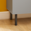 SoBuy Köksskåp Förvaringsskåp Sideboard Vitrinskåp Hall entrébord med hylla FSB82-HG