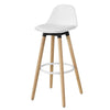 SoBuy, Barstol med fotstöd, Barstol, Sitthöjd 71 cm, FST70-W