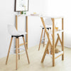 SoBuy, Barstol med fotstöd, Barstol, Sitthöjd 71 cm, FST70-W
