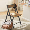 SoBuy FST88-PF Sedia Pieghevole Stile Vintage – Sedia Cucina Salvaspazio Altezza Seduta 33cm 46x48x80cm